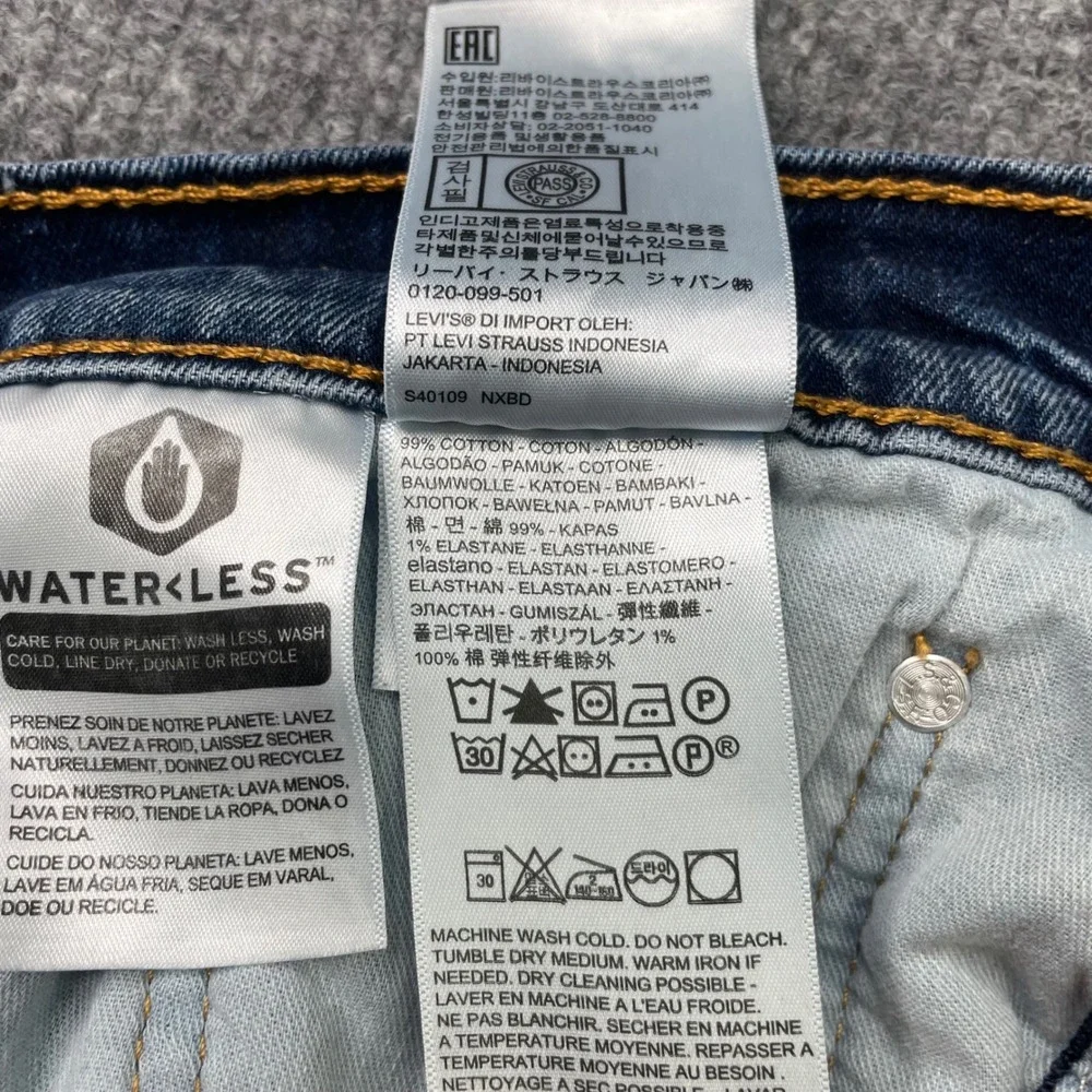 Levi's 527 Slim Bootcut Jeans Mens 33x32 Blue Denim Medium Wash 5098 Stretch